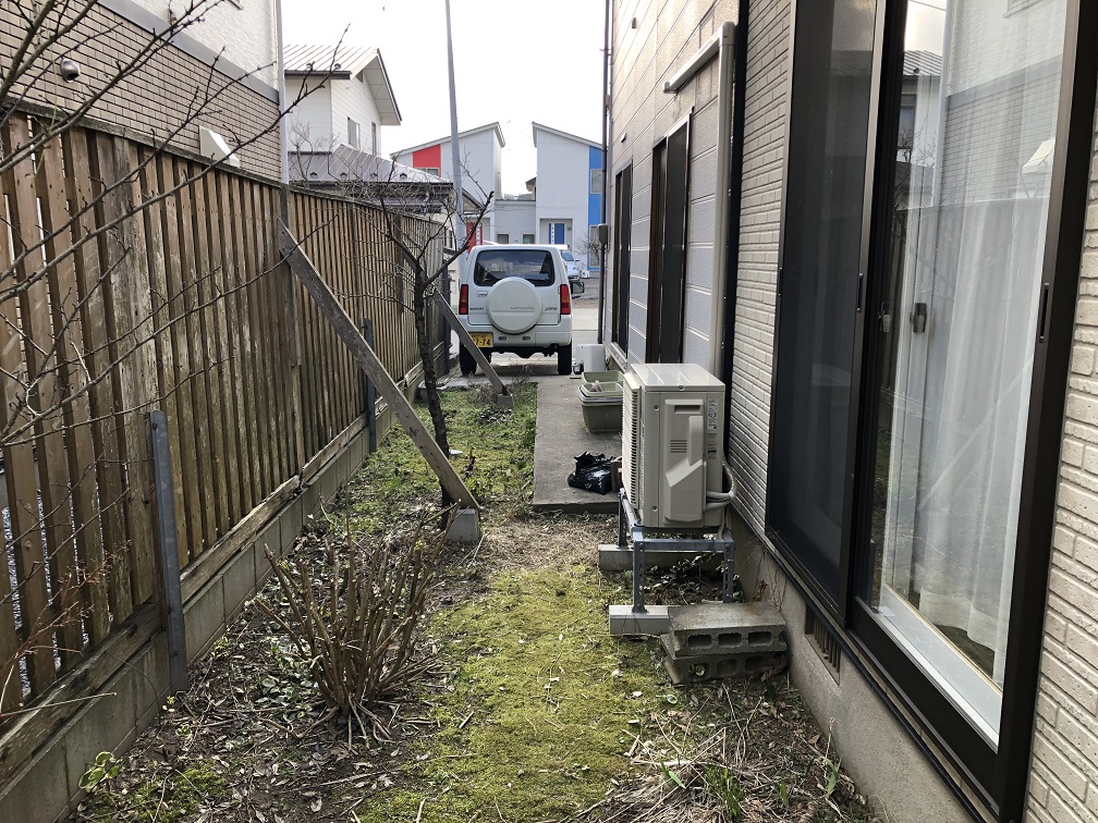 建替えと同時にこのスペースに少しで良いから菜園をつくるご要望も頂きました。