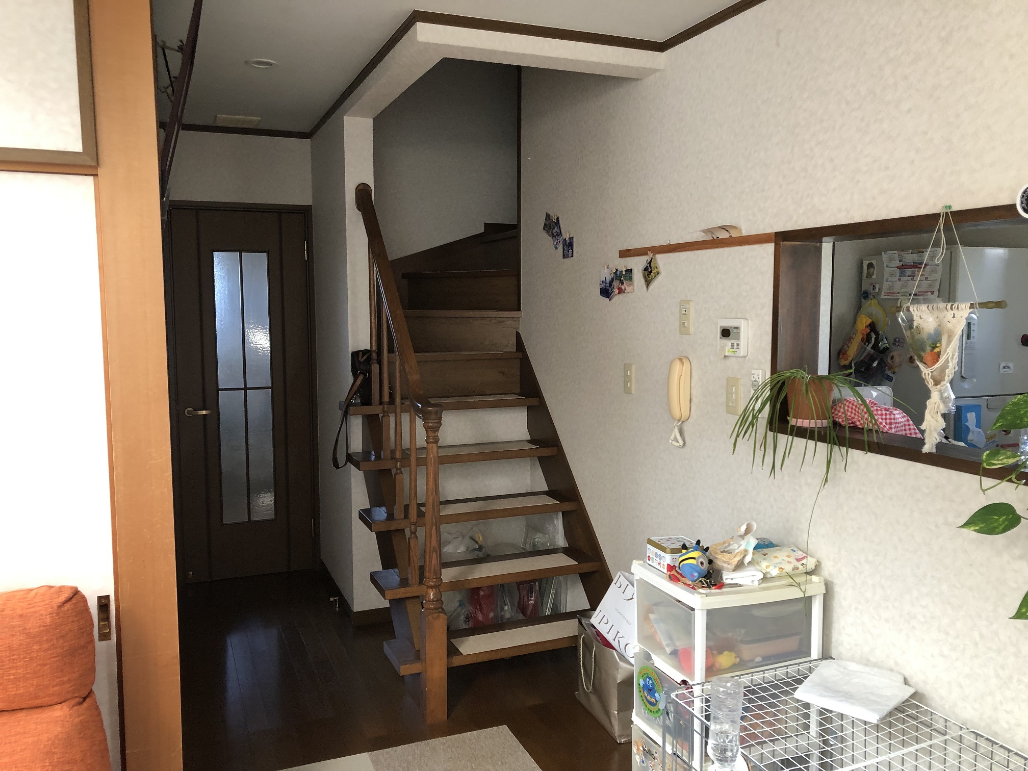 既存のリビング階段